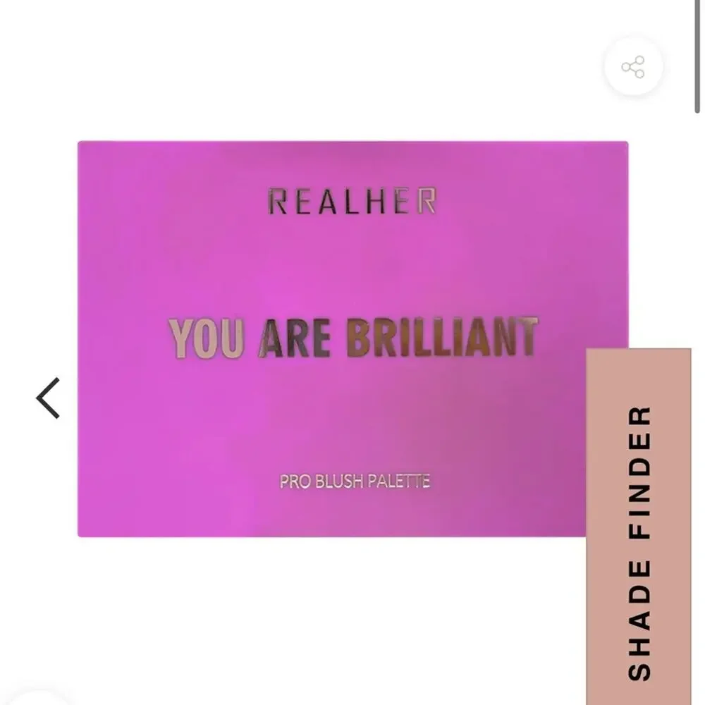 RealHer You Are Brilliant Pro Blush Palette, 6 colors, MSRP $36